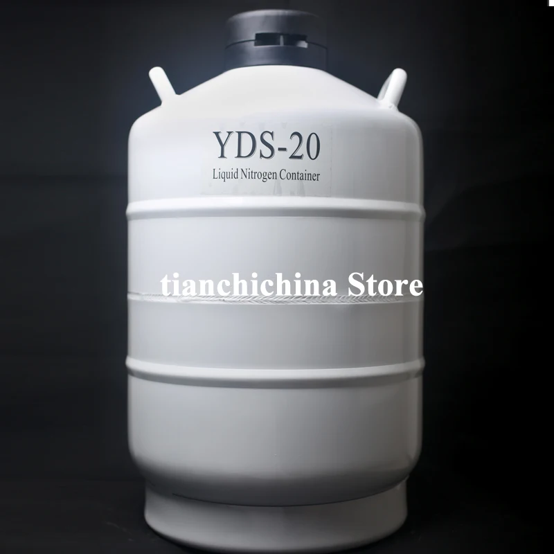 

Cryo Liquid Nitrogen Filling Tank YDS-20 Bull Sperm Aluminum Alloy Tank Cryogenic Dewar Flask