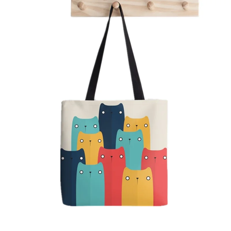 Shopper Cavalier King Charles Spaniel Printed Tote Bag women Harajuku shopper handbag girl Shoulder shopping bag Lady Canvas Bag