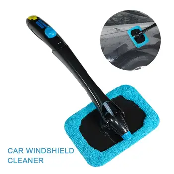 

New Practical Car Windshield Cleaner Brush Auto Window Glass Cleaning Brush Tools With Long Handle
