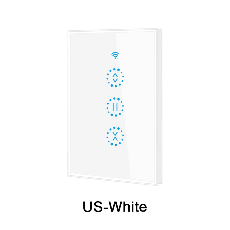 US-White EWeLink WiFi занавес слепой переключатель для рольставни электродвигатель Google Home Alexa Echo Голосовое управление DIY умный дом ЕС/США - Комплект: US-White