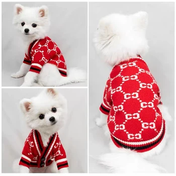 

Dog Sweater for Small Medium Dogs Fashion Cardigan Single Breasted Gentleman Dog Clothes Winter Warm Pet Dog Jacket Teddy Perro
