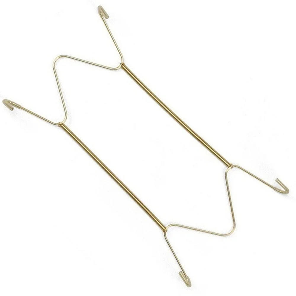 Dish Display Stand 8/10/12 Inches Wall Display Plate Dish Hangers Holder W type invisible spring hanging hook plates Home decorating porch Decor