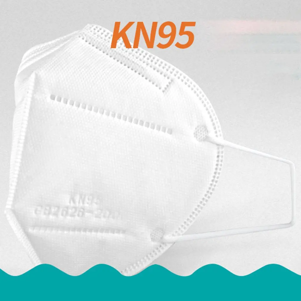 

KN95 Protective Masks KN95 5-Ply Nonwoven Dust Mask PM2.5 Safety Anti-Haze Health Mouth Facial Mask
