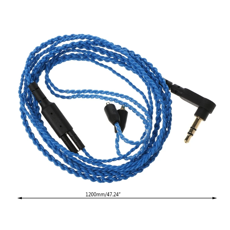 3.5mm MMCX Cable Cords for Shure SE315 SE535 SE846 Earphones Devices Wires