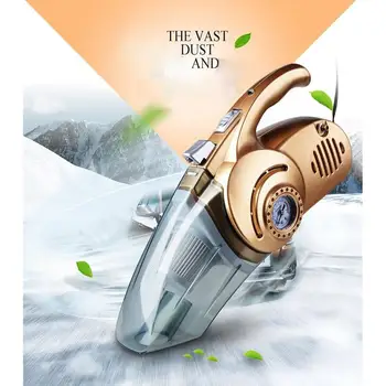 

Automobile high power dust collector ABS Four-in-one lighting inflatable tire pressure cleaner Auto Accessories 1 Set