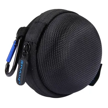 

Round charger cable Earphone bag stocker Mini Storage Case Box for GoPro HERO5 4 Session storage Bag Camera Photo Accessories