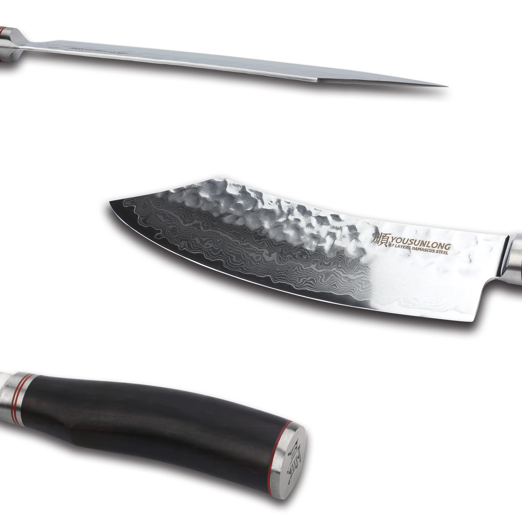  YOUSUNLONG Professional Kitchen 8 Inch Bent cutter Chef's Knife- High Carbon Stainless Steel-Sharp  - 32958376383