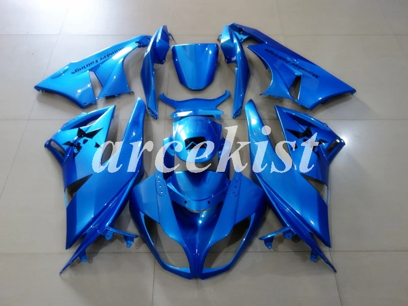 

Injection Mold New ABS Full Fairings kit Fit for Kawasaki Ninja ZX6R 2009 2010 2011 2012 ZX-6R 09 10 11 12 Body set Blue