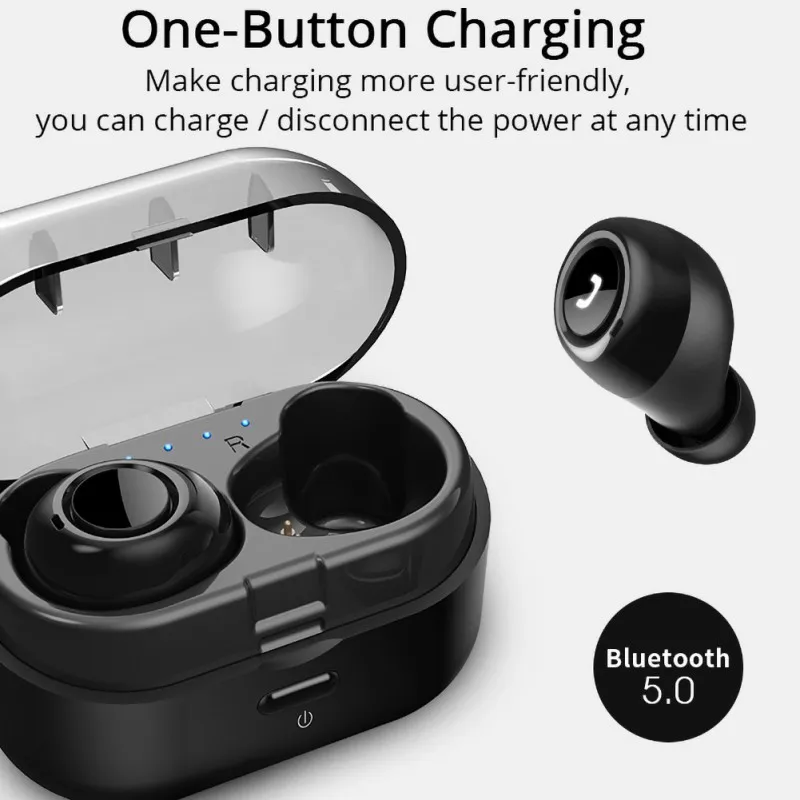 Новые TWS Bluetooth наушники спортивные Bluetooth 5,0 мини беспроводные наушники стерео гарнитура громкой связи с микрофоном