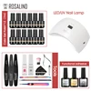 ROSALIND Manicure Set 12/20/24pcs Gel Nail Polish Set With UV LED 24W/48W Lamp Dryer Vernis Semi Permanent Nails Art Tool Kit 2