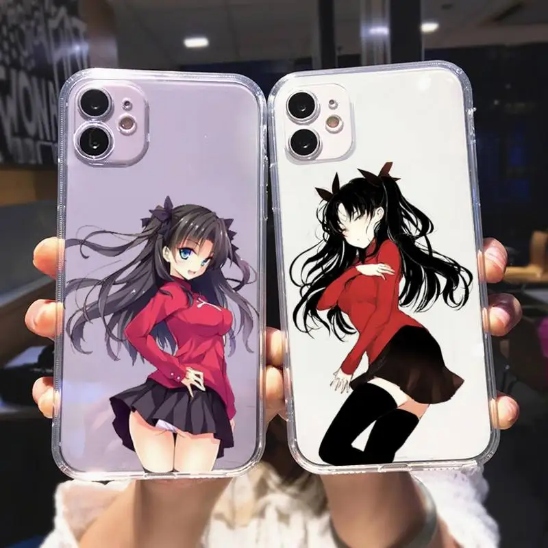 Прозрачный чехол ZORORO Rin Tohsaka для iPhone 11 12 Mini 13 Pro XS Max X 8 7 6s Plus 5 SE XR | Мобильные телефоны