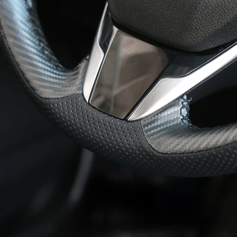 Для Honda CRV CR-V крышка рулевого колеса DIY ручной работы кожаный руль ручка Набор для украшения интерьера