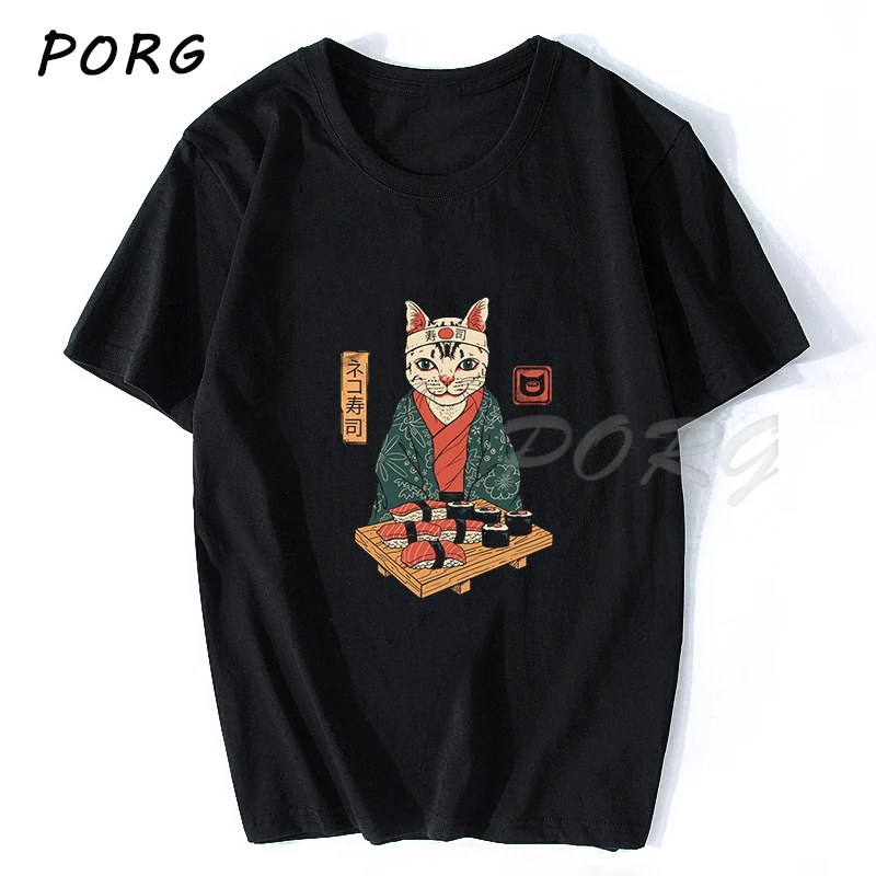 Neko Ramen Japanese Cat Vintage Tee