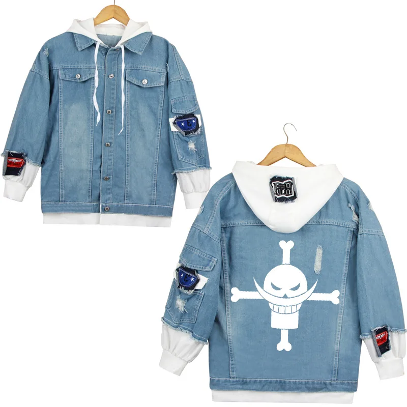 Аниме Denime куртка одна деталь Луффи туз Trafalgar Law Косплей костюмы толстовки Мужская весенняя куртка Осенняя Толстовка пальто - Color: Z
