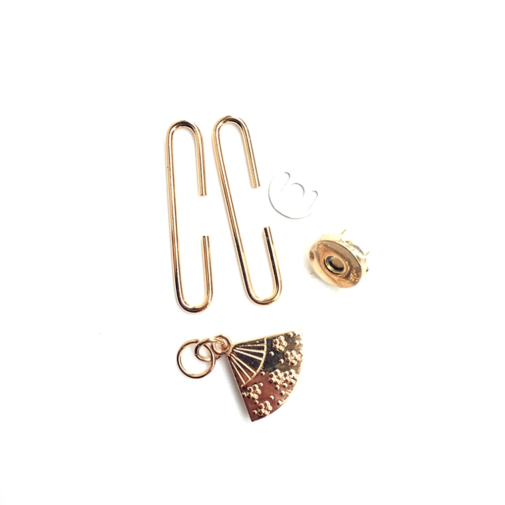 20 Sets Magnet Clasps Lock Frames Fan Flower Shape C Purse Silver/Bronze/Gold Tone Women Bag Luggage Hardware Accessories 5cm