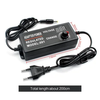 

Adjustable AC To DC 3V 9V 12V 24V Universal Power Adapter Supply Display Screen Charger Power Adatper 220V To 3 9 12 24 V Volt