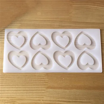 

DIY 3D Heart Shape Silicone Mold Cake Decorating Tools Wedding Cupcake Chocolate Mould Decor Muffin Pan Baking Tools