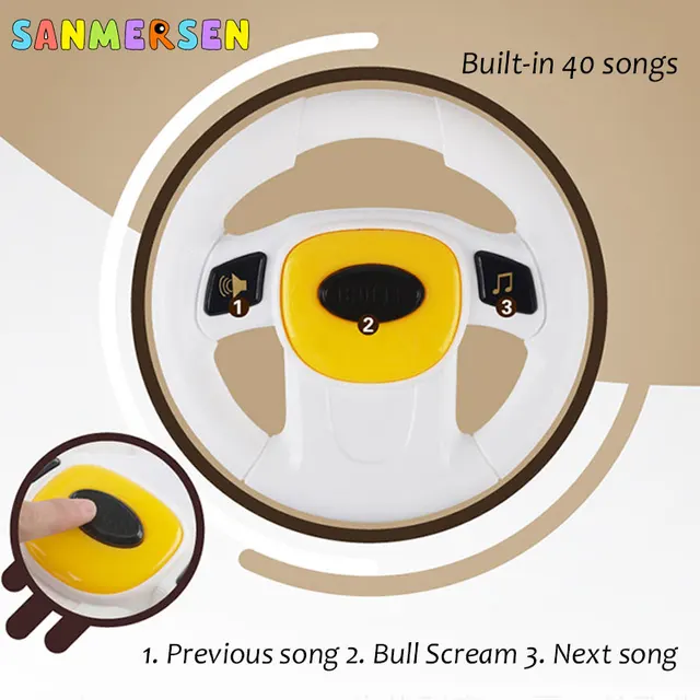 Children's Safety Walker Baby Ride on Car Balance Bike Infant Child Yo car 1-3 Years Toddler Music Walker Scooter 4 Wheels 5