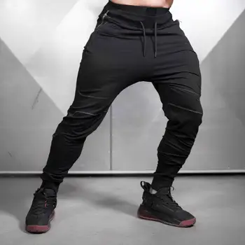 

New Jogging Pants Men Sport Sweatpants Running Pants GYM Pants Men Joggers Cotton Trackpants Slim Fit Pants Bodybuilding Trouser