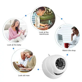 

1080P 24 LED Night Vision Surveillance Camera Home Security HD Smart Waterproof 3.6mm Lens Outdoor Camera