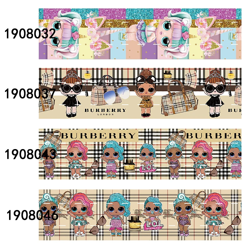 

Free shipping 3" liston custom printed 75mm cartoon ribbon