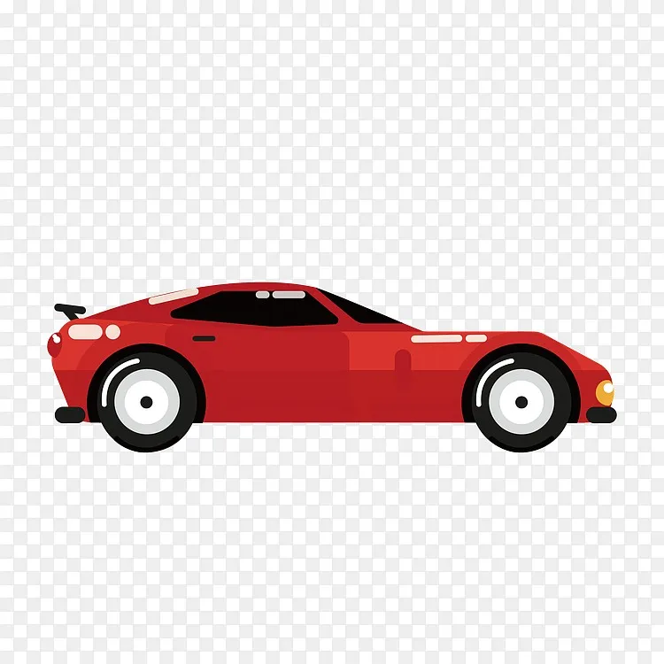 红色设计卡通跑车png图片素材免费下载 图片编号ydodoppn Pngbag素材网