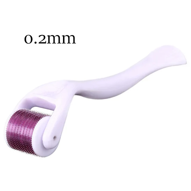 0.2mm 540 Иглы Микро-игольчатый ролик лечебная терапия инструмент для ухода за кожей 0,2 мм/0,25 мм/0,3 мм длина иглы инструмент для ухода - Цвет: 0.2mm