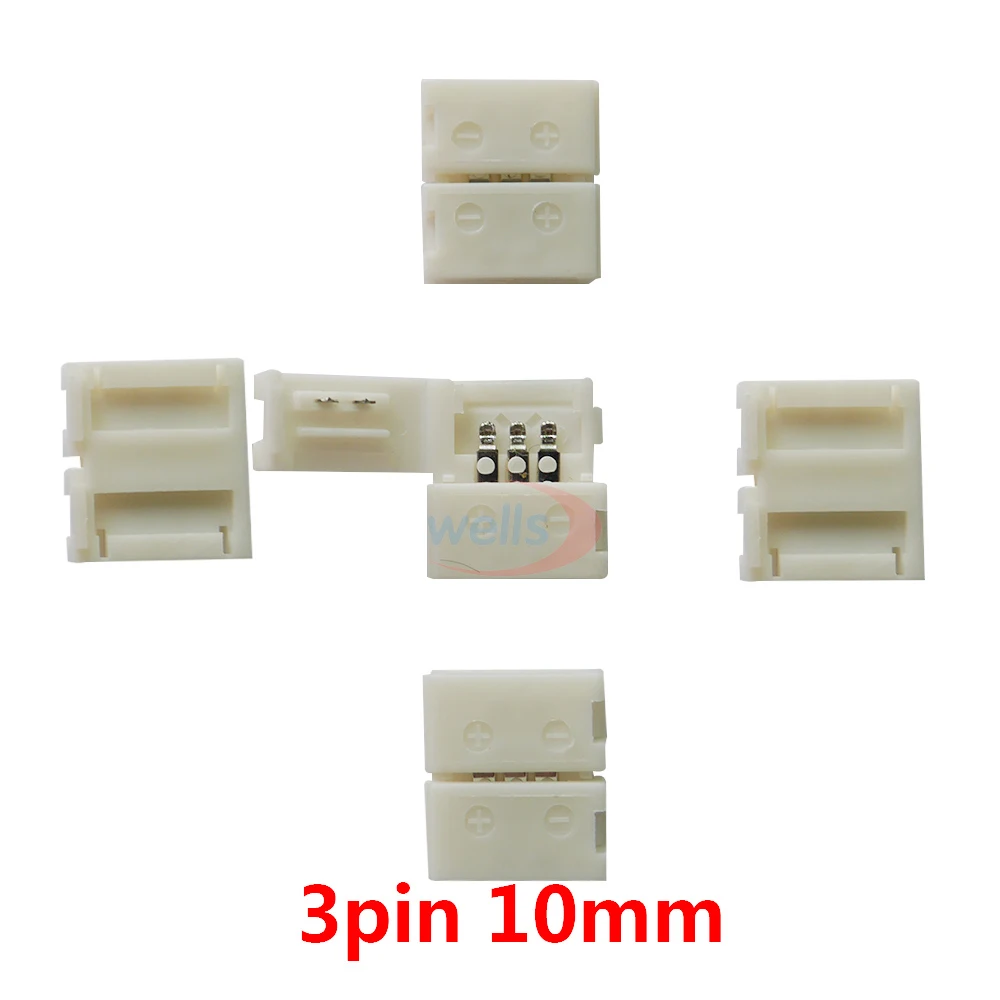 50 шт. для светодиодных лент 5050 3528 3014 WS2812b одноцветный/RGB RGBW RGBWW CCT 2 контактный 3 4 5 6