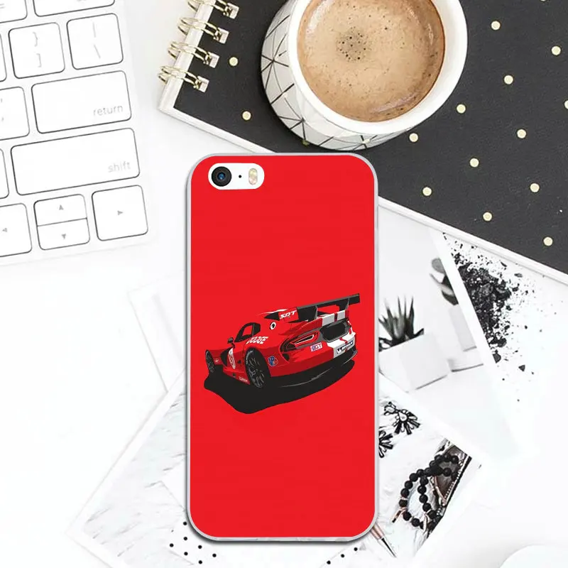 Hot Drift Cars Auto JDM Coque Capa Soft TPU Silicone Mobile Phone Case Cover for iPhone X XR XS Max 5 5S SE 6 6S 7 7Plus 8 Plus - Цвет: pattern 2