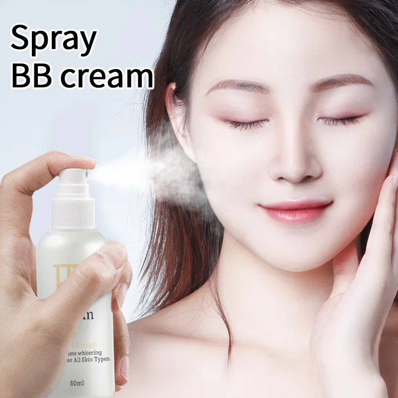

BB CC Cream Face Concealer Spray Waterproof All Over The Body Whitening Makeup Portable Beauty Cosmet Face Makeup Cream
