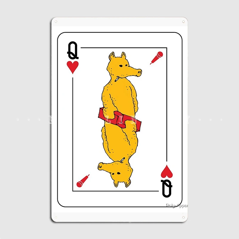 

Madlib Quasimoto Playing Card Poster Metal Plaque Club Party Garage Club Customize Wall Plaque Tin Sign Poster