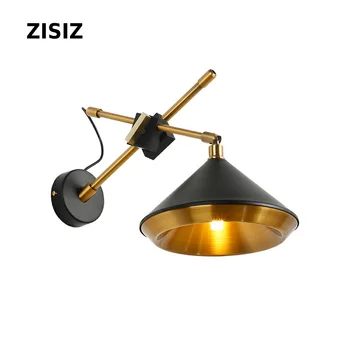 

Abajur Wandlamp Lamparas LED Nordic Post Modern Wall Lamp for Bedroom Black White Lampshade Bedside Wall Sconces Light Fixtures