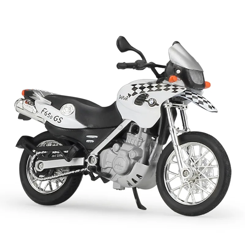 WELLY 1:18 aprilia RSV4 фабрика литья под давлением модель мотоцикла из сплава игрушки для детей подарок на день рождения Коллекция игрушек - Цвет: Белый