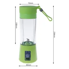 USB электрическая соковыжималка, фруктовый сок, мини, портативная, для спорта на открытом воздухе, перезаряжаемая, 400 мл, домашний миксер, детское питание, соевое молоко
