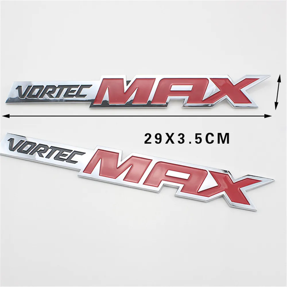 2 шт. 3D VORTEC MAX наклейка на крыло багажника или заднюю дверь значок эмблема хром