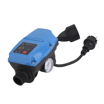 

ACEHE 1Pcs Water Pump Pressure Control Switch SKD-5MIT Pressure Controller Electronic Automatic with Pressure Gauge EU Plug