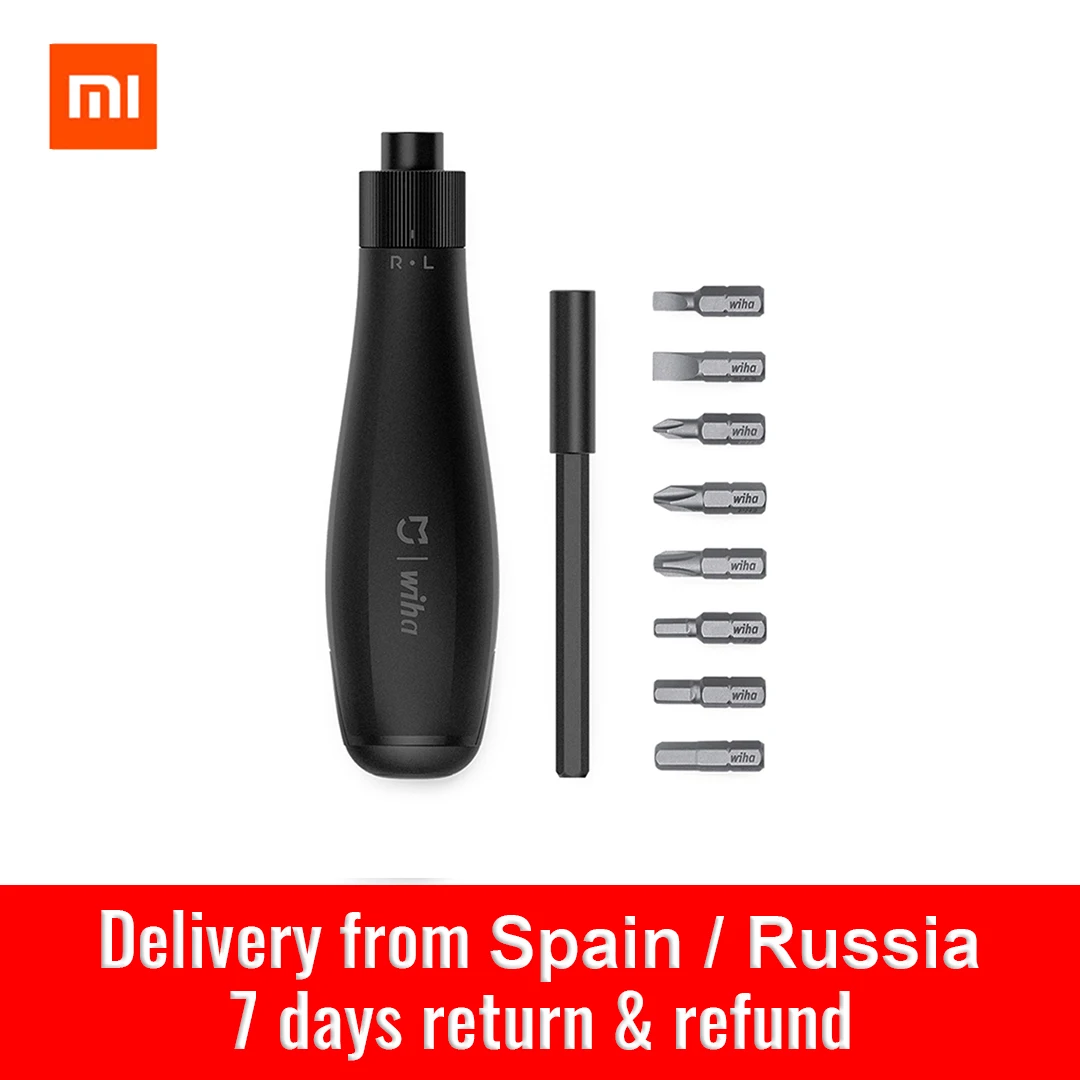 

Xiaomi Mijia Wiha Screwdriver Kit Precision Magnetic Bits 8 in 1 Daily Use DIY Screw Driver Set 24 in 1 Bits Alluminum Box