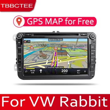 Online TBBCTEE 2din Auto Multimedia Android Autoradio Auto Radio GPS-player FĂŒr Volkswagen VW Kaninchen 2007 ~ 2009 WiFi Spiegel Link Navi DVD