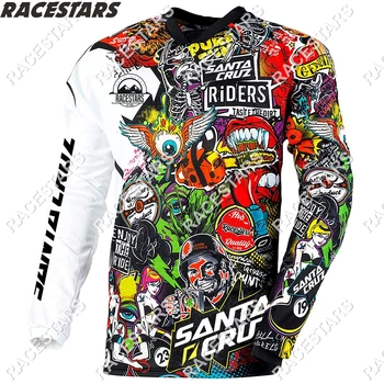 Camiseta de Motocross para Hombre, Maillot de secado rápido para Ciclismo de montaña Enduro MX, DH