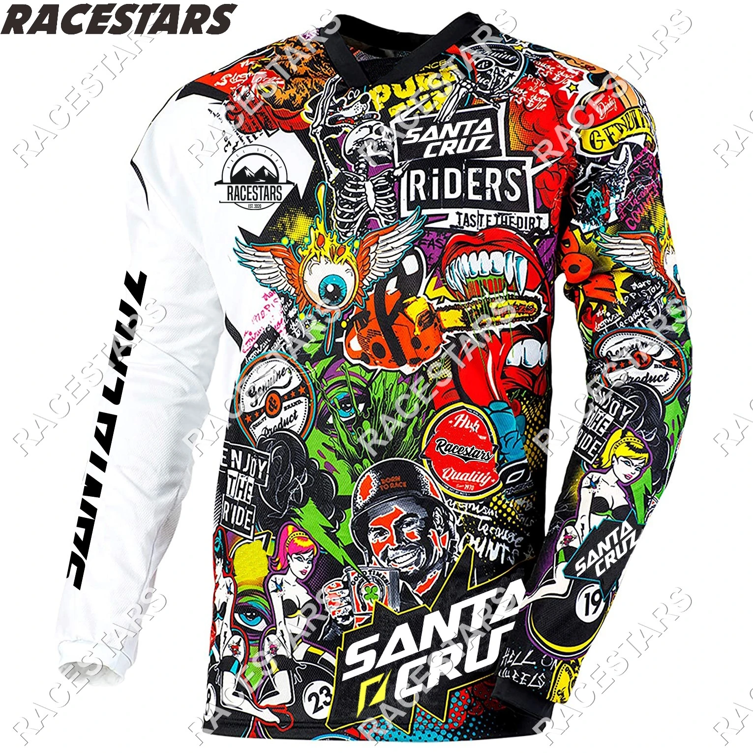 Motocross Jersey MTB Downhill Mountain Jersey Enduro MX Cycling Jersey Mountain Bike DH Maillot Ciclismo Hombre Quick Drying BMX