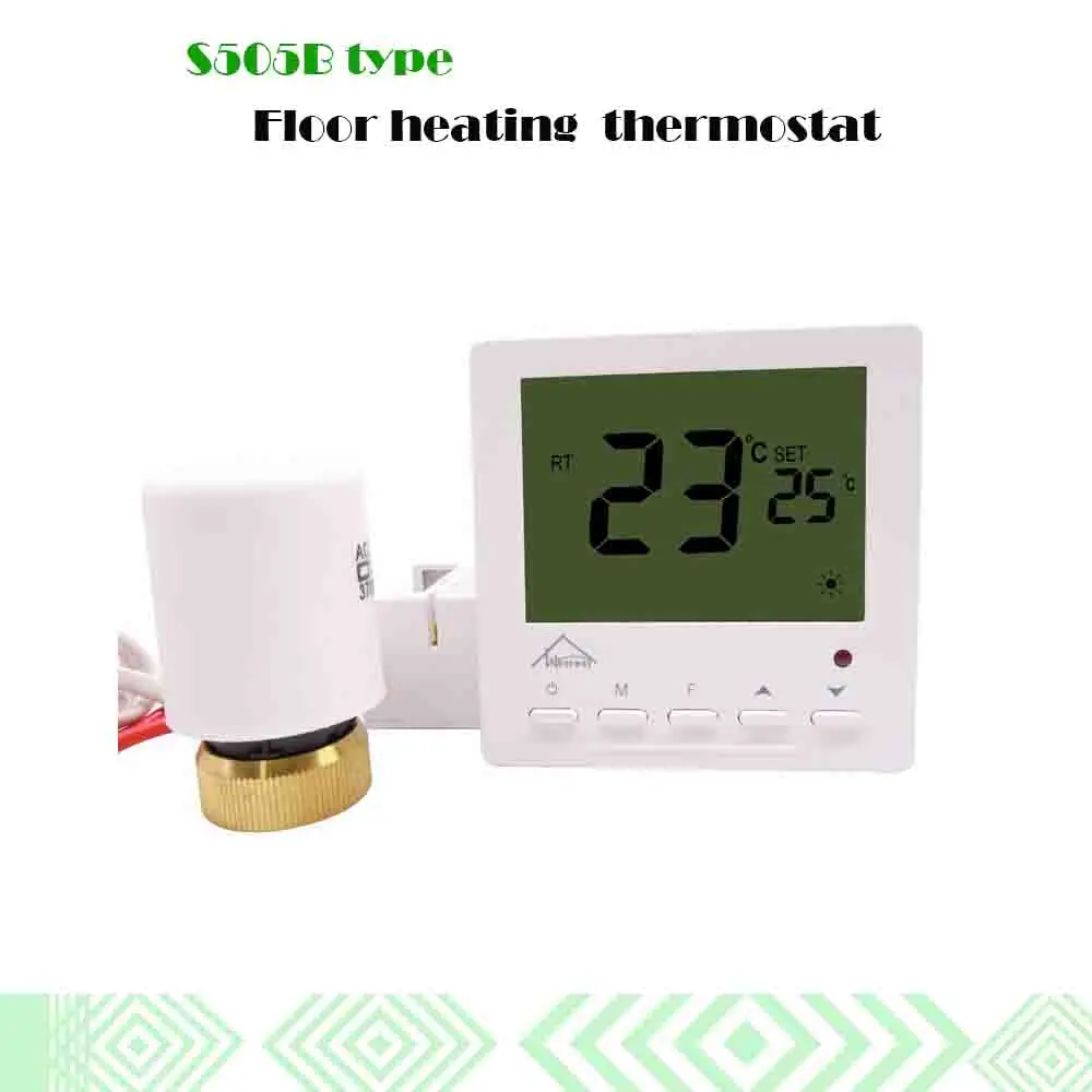 

Underfloor heating Thermal Electric Actuator thermostat Warm Floor with Manifold valve control