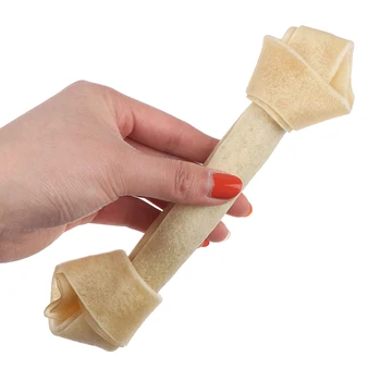 

Pet Dog Toy Supplies Chews Toys Leather Cowhide Bone Molar Teeth Clean Stick Food Treats Dogs Bones for Puppy Accessories