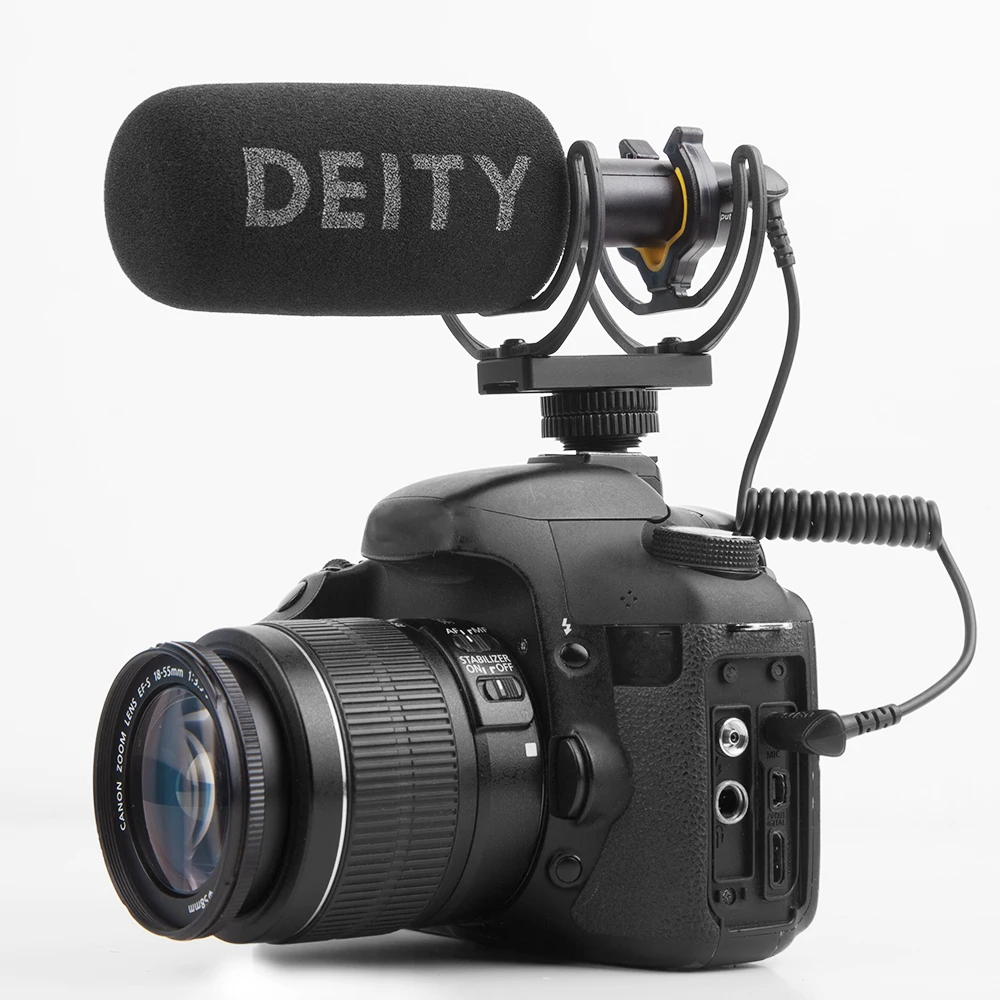 Микрофон Deity V-Mic D3 превосходный звук с низким уровнем шума для DSLR камеры видеокамеры рекордер телефон ноутбук планшет