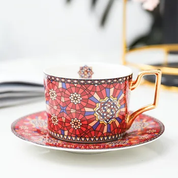 Luxury Bone China Tea Cup and Saucer  2