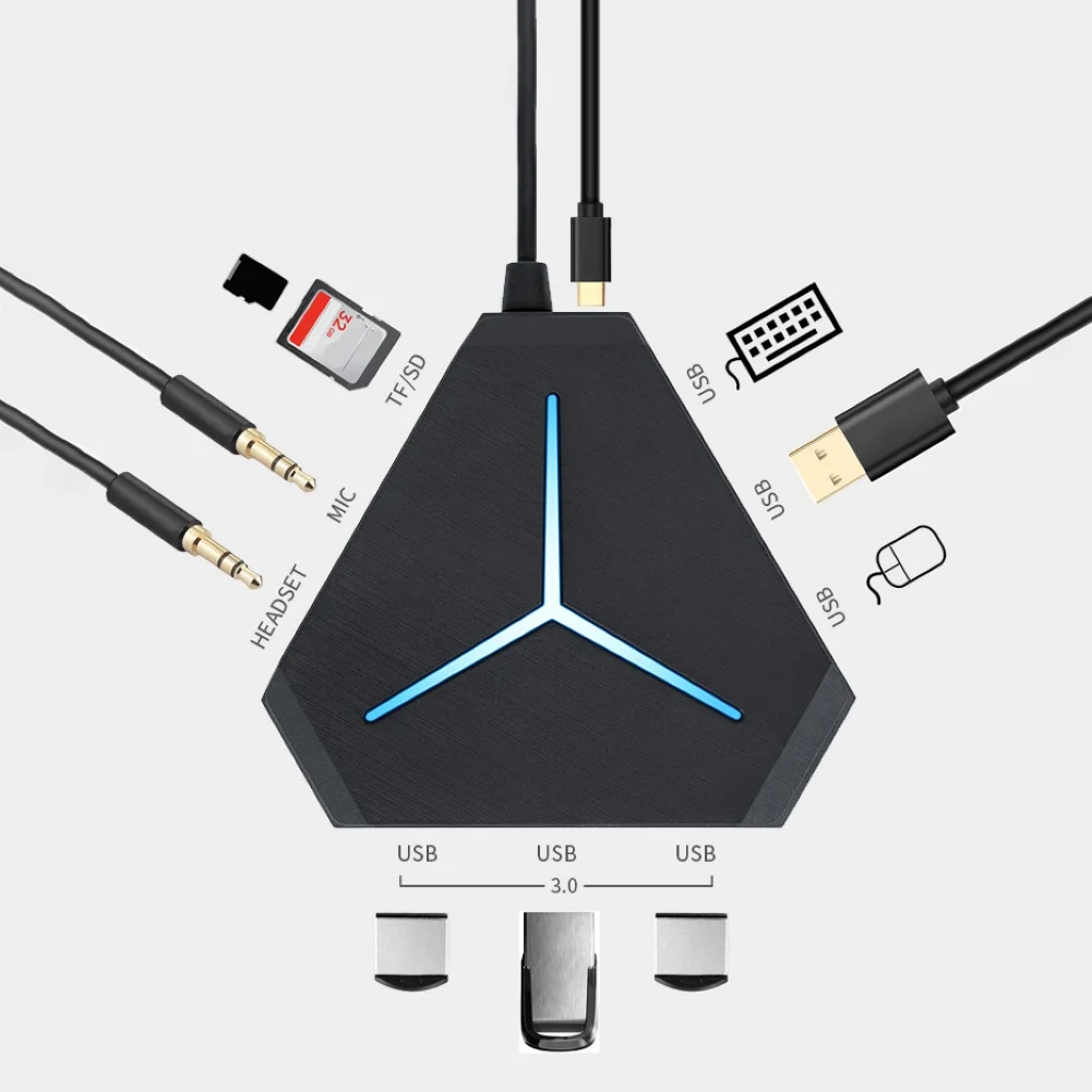 USB HUB C HUB to Multi USB 2 0 HDMI Adapter Dock for MacBook Pro Accessories 5