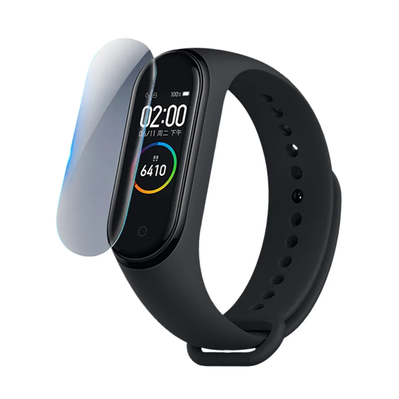 Оригинальная защитная пленка для Xiaomi MI Band 5 закаленное стекло взрывозащищенное