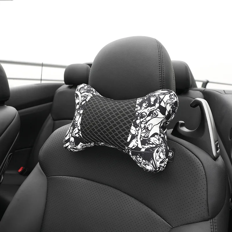 Подушка для автомобиля из пены с памятью дышащая сетка Автомобильная подушка шеи