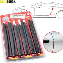 Xukey 8 шт. автомобиля литье отделка края двери Защита от царапин царапины протектор Резиновая полоса бампер буфера защита Краш Бар Универсальный