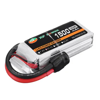 

XF-POWER 11.1V 1500mAh 120C/240C 3S XT60 Plug Lipo Battery For RC Quadcopter Multicopter Multirotor DIY Accessories Parts