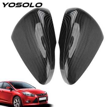 

Rearview Mirror Trim Caps 2Pcs/set Car Auto Side Rear View Mirror Cover for Ford Focus MK2/MK3 Sedan(DYB) Turnier(DYB) Hatchback